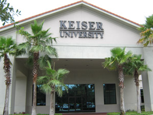 Keiser University's campus in Daytona Beach