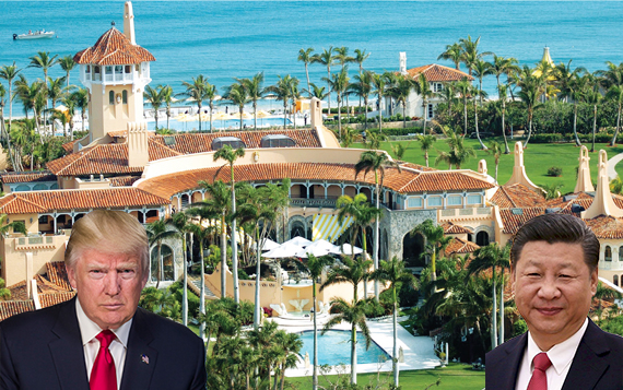 Mar-a-Lago with Donald Trump and Xi Jinping