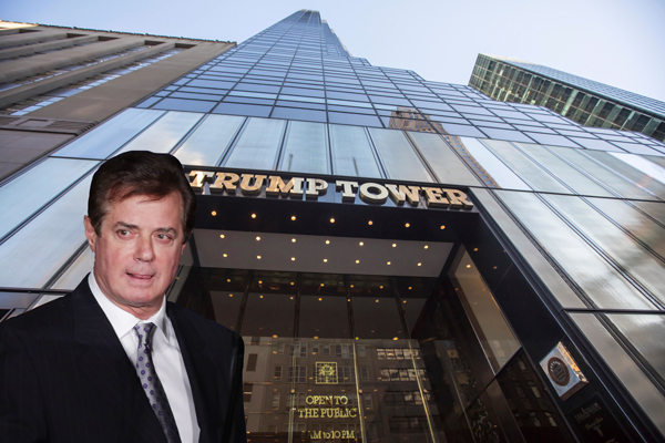 Paul Manafort and Trump Tower (Credit: Getty Images)