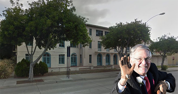 Pasadena's YWCA building, Mayor Ted Turnek (Google Maps/Getty Images)