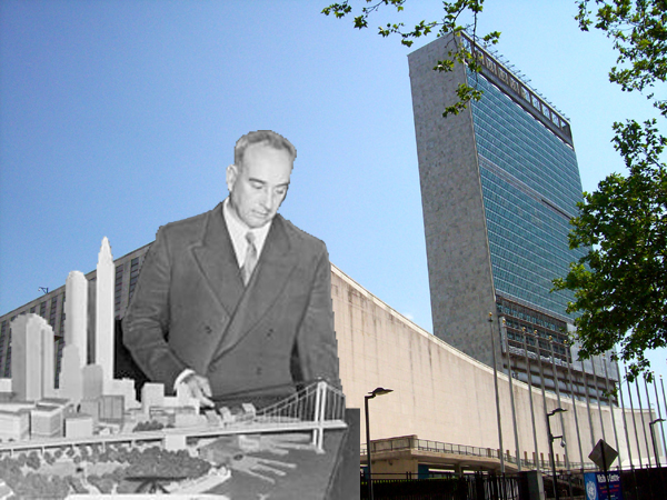 Robert Moses and the United Nations (credit: Wikipedia)
