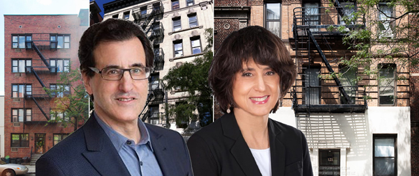 From left: 234 East 83rd Street, Robert and Laura Lemle, 315 East 84th Street and 121 East 82nd Street (Credit: Copperwood)