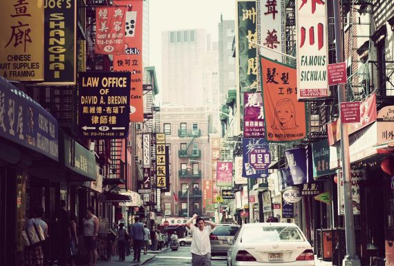 Chinatown in Manhattan
