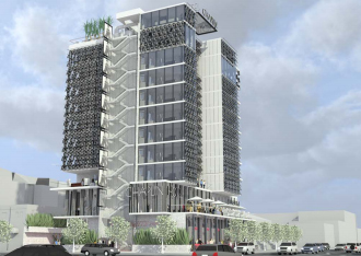 Rendering of the Chaplin Hotel at 7225 W. Sunset Boulevard (Credit: Hollywood Hills West Neighborhood Council)