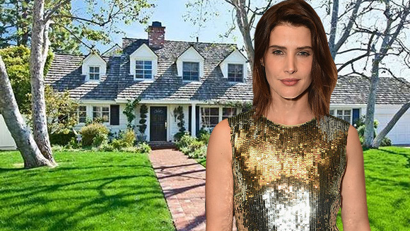 Cobie Smulders and her new home on Toyopa Drive (Credit: Getty, Zillow)