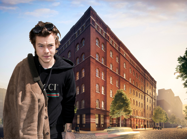 443 Greenwich Street and Harry Styles (Credit: Getty Images)