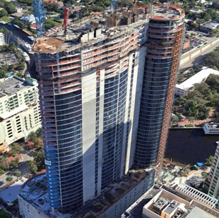 The topping off of Icon Las Olas (Source: Curbed Miami)
