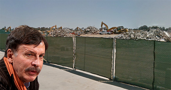 Stan Kroenke, Hollywood Park construction site (Getty Images/Google Maps)