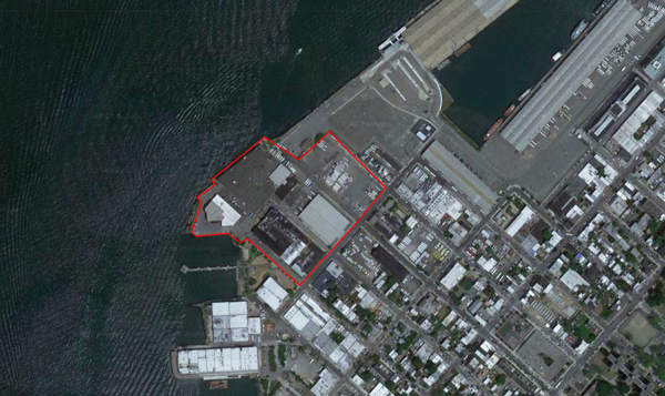 The Red Hook development site (Credit: Google Maps)