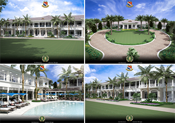 Renderings of the Riviera Country Club