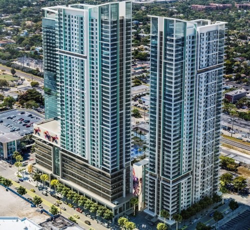 Rendering of Southside City Centre in Fort Lauderdale