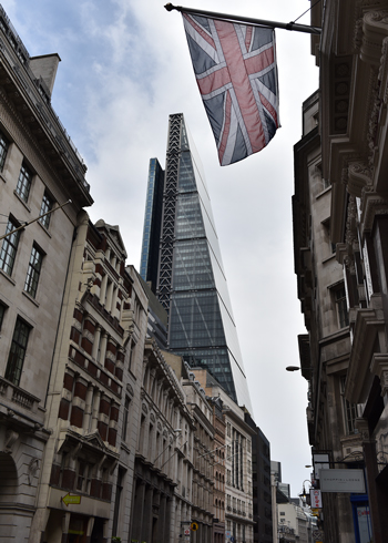 Cheesegrater building in London, England. (Credit: Getty Images)