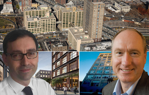 Clockwise from left: Laurent Morali, Dumbo Heights, Finn Wentworth, 475 Kent Avenue and 120 5th Avenue