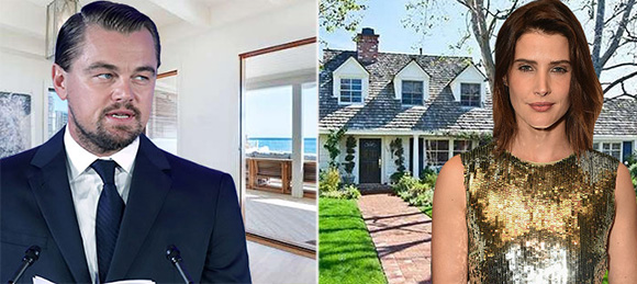 Leonardo DiCaprio and the inside of his cottage on Pacific Coast Highway and Cobie Smulders and her Pacific Palisades
