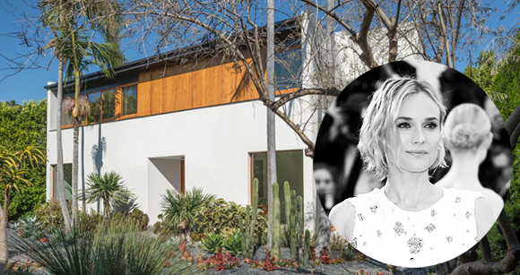 The home on N. Orlando Avenue and Diane Kruger (Credit: Realtor.com, Getty)