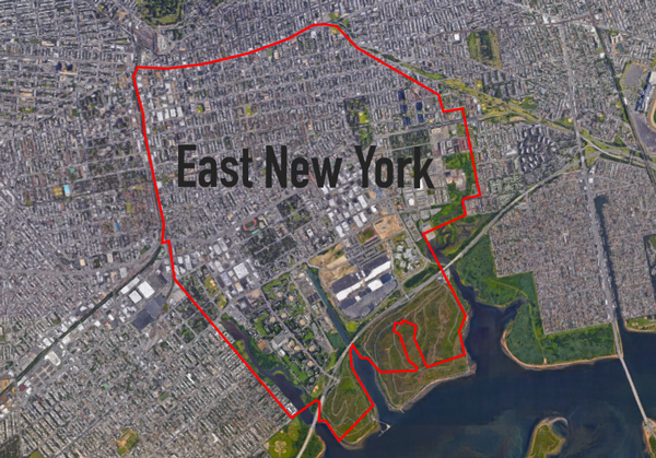 East New York in Brooklyn (Credit: Google Maps)