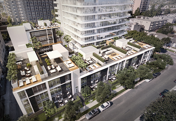 A rendering of the Four Seasons project