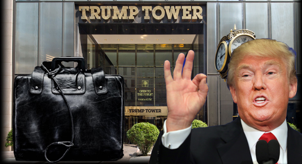 Donald Trump, Trump Tower and the nuclear football