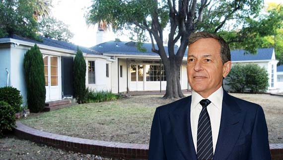The Hunt Residence (credit: LA Conservancy) and Bob Iger (Credit: Getty Images)