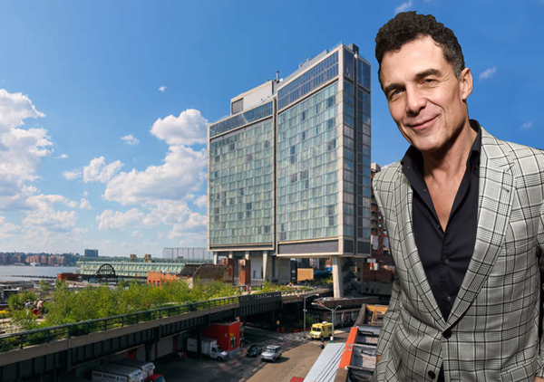 The Standard Hotel on the High Line and Andre Balazs (Credit: the Standard and Getty Images)