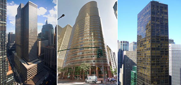 245 Park Avenue, 855 Third Avenue (credit: Google Maps) and 641-645 Fifth Avenue