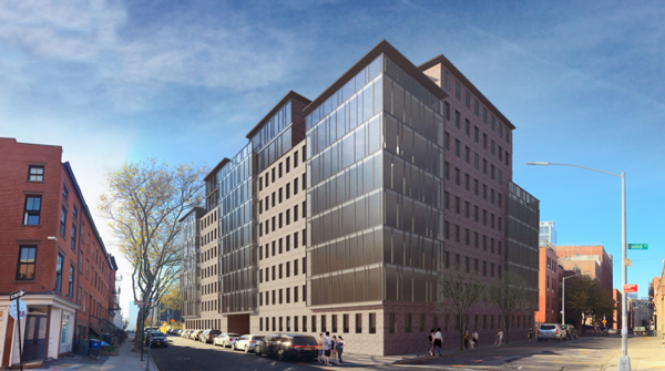 Rendering of 251 Front Street (Credit: Think Architecture and Design via New York YIMBY)