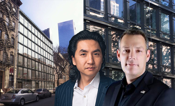 Bentley Zhao, David Paz and 351 West 54th Street (Credit: CityRealty)