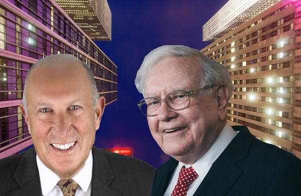 Berkshire Hathaway's Herb Hirsch, Warren Buffett and Midtown offices (Credit: Getty Images)