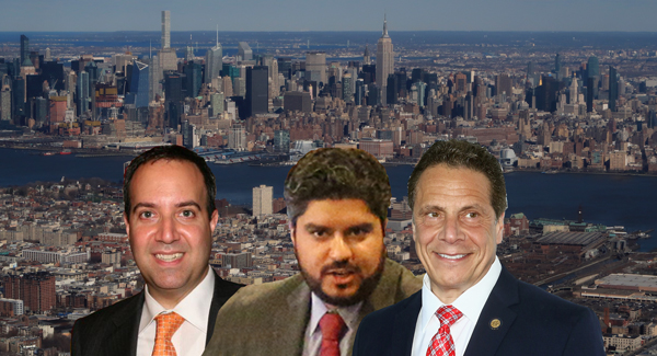New Jersey, New York City, Carlo Scissura, Ali Chaudhry and Andrew Cuomo (Credit: Getty Images)