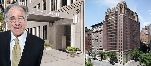 Harry Macklowe and renderings of 737 Park Avenue