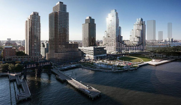 Rendering of Hunter's Point South (Credit: Office of Design and Architecture via DNAinfo)