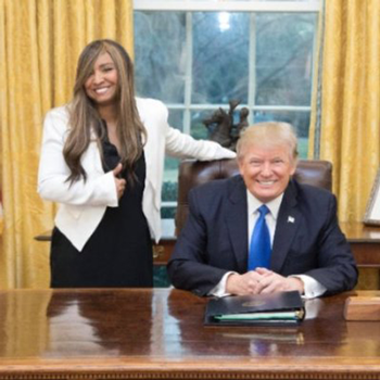 Lynne Patton and President Donald Trump