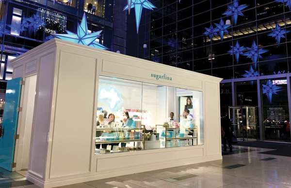Sugarfina’s mini 200-square-foot store in New York City’s Time Warner Center has sales of more than $4,000 a square foot