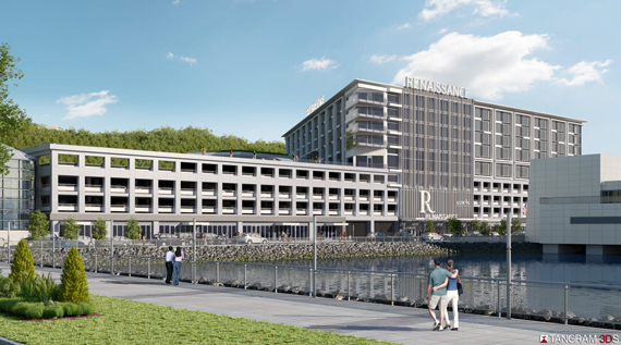 This 210-room Renaissance Hotel on Weehawken’s waterfront is scheduled to open in the second quarter of 2018.