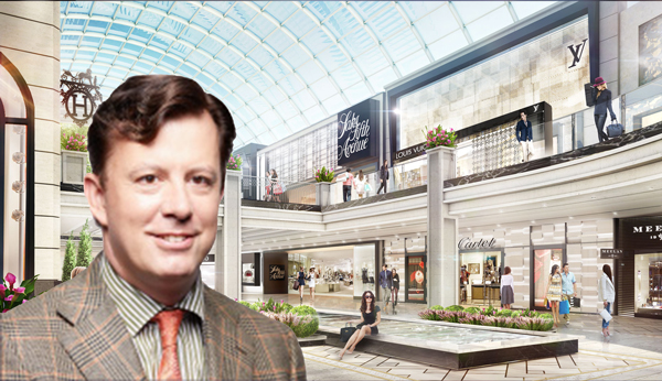 Rendering of the American Dream mall in NJ and Salient's Joel Beam