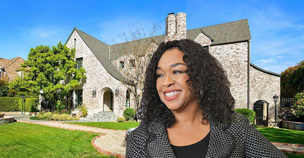 Shonda Rhimes and the home on Rimpau Boulevard (Credit: Getty, Zillow)