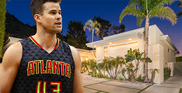 Kris Humphries and the home at 9922 Anthony Place (Credit: Getty, The Agency)