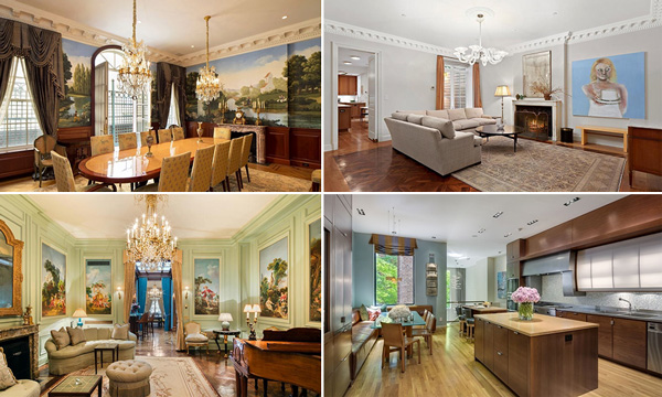 Clockwise from top left: 427 East 85th Street, 20 East 65th Street #1, 68 East 91st Street and 163 East 64th Street