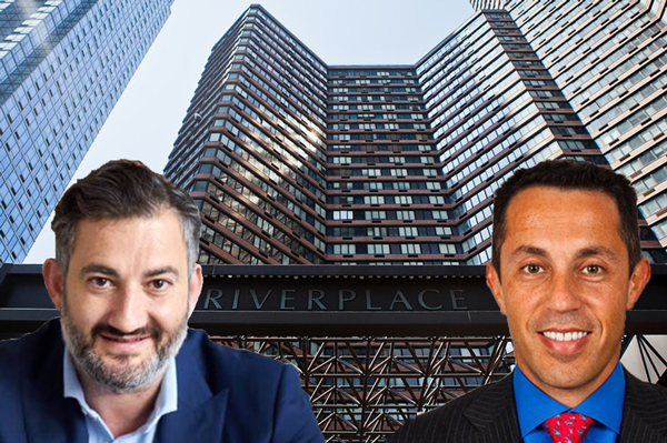 From left: TRD's Amir Korangy, River Place and Silverstein Properties' Tal Keret