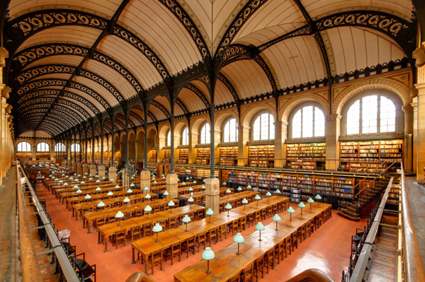 The Bibliotheque Sainte-Genevieve's architect: Henri Labrouste.Wikipedia Commons