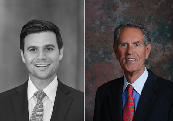 Daniel de la Vega, president of One Sotheby’s International Realty, and Stephen Nostrand, One Commercial's new COO and president