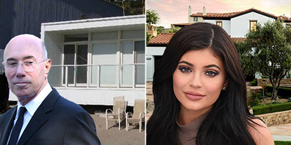 David Geffen, Carbon Beach cottage, Kylie Jenner, Calabasas home (Getty Images/MLS)
