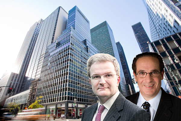 From left: 655 Third Avenue, Citi's Peter Charrington and Durst's Ira Marx