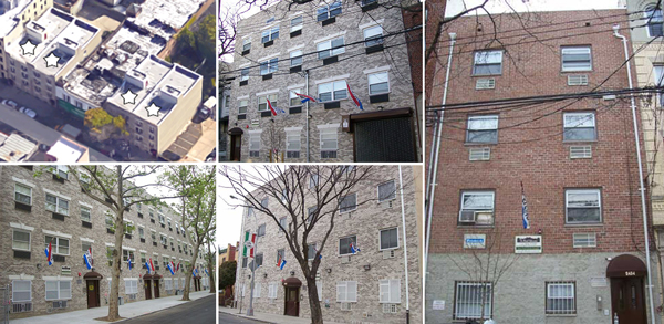 Some of the buildings on Belmont Avenue, Hughes Avenue, and Hoffman Street in the 10-building Bronx multifamily portfolio