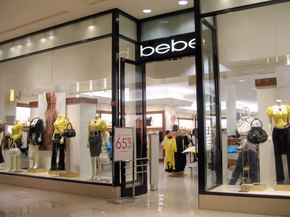 Bebe Stores Inc. and other mall retailers are hiring lease-consulting firms
