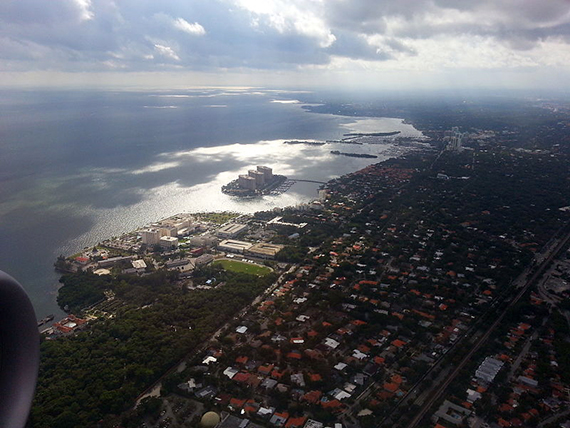 Aerial view of Coconut Grove in 2012 (Credit: Oliver H.)