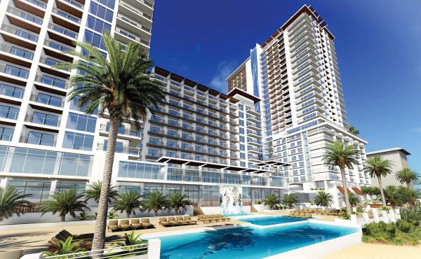 Rendering of Daytona Beach Convention Hotel &amp; Condominiums