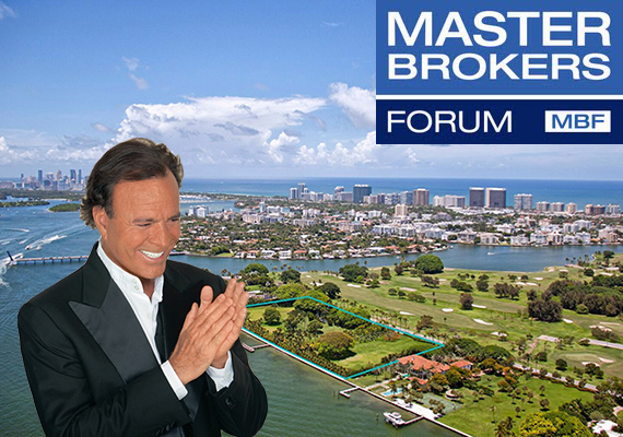 Julio Iglesias, his lots on Indian Creek Island and Master Brokers Forum