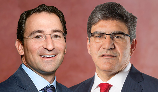 The Blackstone Group's Jonathan Gray and CEO of the Santander Group, Jose Antonio Alvarez