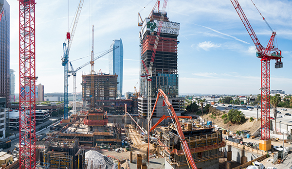 Construction of the Metropolis at 889 Francisco Street (Credit: Hunter Kerhart via Skyrise Cities)